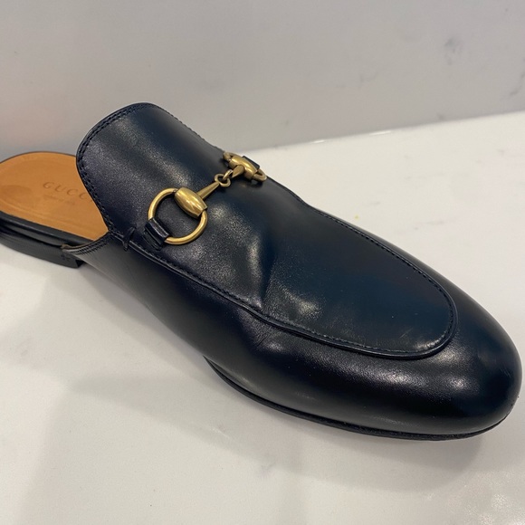 Gucci Princetown black leather slides - Picture 4 of 7